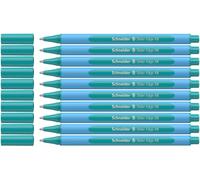Schneider Slider Edge XB Pastel - Lot de 10 Stylos à Bille, Océan | Grip triangulaire ergonomique, technologie Viscoglide
