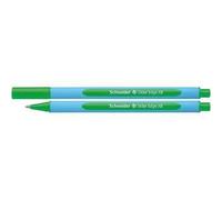 Schneider Slider Edge XB - Stylo-bille vert 1,4 mm, encre verte, corps caoutchouté