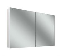 Schneider STYLE TW Armoire de toilette avec éclairage LED, 2 portes, 101,5x71,5x12cm, 194.100.01.02, Exécution: norme CH/corps blanc