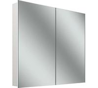 Schneider STYLE TW Armoire de toilette avec éclairage LED, 2 portes, prise à droite, 61,5x71,5x12cm, 194.064.01.02
