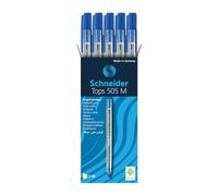 SCHNEIDER Stylo à bille Tops 505 Pte Moyenne bleu Boîte 10