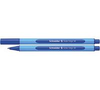 Schneider Stylo à bille Slider Edge – Pointe moyenne – Bleu – Lot de 3