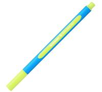Schneider Stylo-bille Slider Edge, modèle capuchon, XB, jaune, couleur du corps : cyan jaune