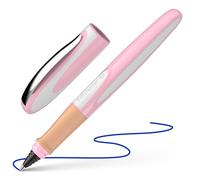 Schneider Stylo roller Ray 187814 (rechargeable avec cartouches d'encre standard, convient aux droitiers et aux gauchers) Cherry Blossom