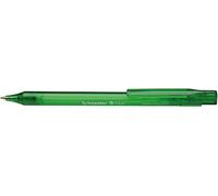 Schneider stylos à bille rétractables fave mine m, vert, couleur du corps : vert transparent