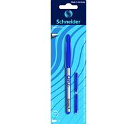 Schneider Stylos à plume Opus, M, assortis, 1er Carte Blister + 2 cartouches