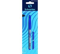 Schneider stylos Roller encre, M, Opus 1 blister de 2 cartouches d'encre Couleurs assorties