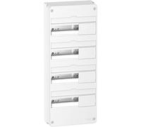 Schneider - Tableau Électrique 4 Rangées 52 Modules Resi9 - Double Isolation, Indice de Protection IP40, Entrées Prédécoupées, pour Logements Équipés et Domotique, Format Optimisé