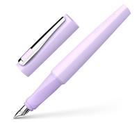 Schneider Tomo Stylo Plume Enfant & Adulte - Lavande, Pointe M | Rechargeable avec des cartouches d'encre standard, convient droitiers et gauchers