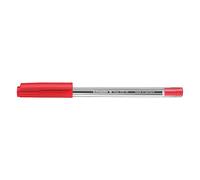 Schneider Top 505 M Lot de 50 Stylos à bille jetables avec capuchon Encre rouge