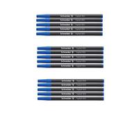 Schneider Topball 850 Lot de 15 stylos rollers à bille (format européen, épaisseur de trait 0,5 mm) (Bleu)