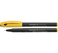 Schneider Topliner 967 Stylo fin (épaisseur de trait 0,4 mm), 1 pièce jaune