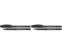 Schneider Topliner 9671 Stylo fin (épaisseur de trait 0,4 mm) 1 pièce Noir (Lot de 2)