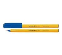 Schneider Pen Stylos à bille jetables Tops 505 F encre bleue avec capuchon – lot de 50