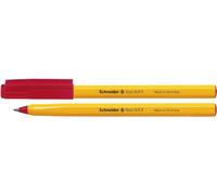 Schneider Tops 505 F Lot de 50 Stylos à bille jetables avec capuchon Encre rouge