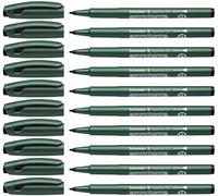 Schneider Optics Feutre TOPWRITER 157 Pointe 0,8 mm Encre noire Lot de 10