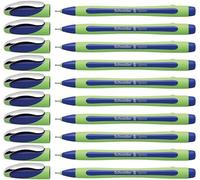 Schneider Xpress (Fineliner Stylos, pointe fine 0,8 mm) Lot de 10, Bleu