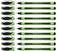 Schneider Xpress (Fineliner Stylos, Pointe fine 0,8 mm) Lot de 10, Noir