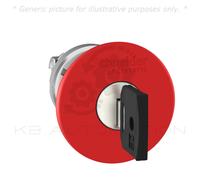 Schneider ZB4BS94412 mécanisme d'arrêt d'urgence, tête de bouton rouge champi...