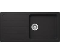 Schock FOMD100LAGON Évier de cuisine 100 x 50 cm Formhaus D-100L Onyx - Évier en granit CRISTALITE à partir de 60 cm de largeur