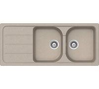 Schock Formhaus D200A58 Cristalite Plus Évier Avoine 116 x 50 x 20 cm