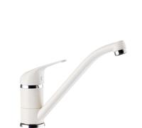 SCHOCK | Mélangeur Omega monocommande avec bouche pivotante, couleur blanche, h140