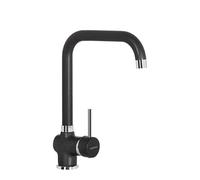SCHOCK | Mitigeur Aquatime monocommande avec canne à pont, couleur noir absolu, h332 mm