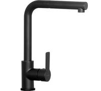 SCHOCK | Mitigeur Aquatown douche monocommande avec tige haute à pont et douche extractible, couleur NIGHT noir mat, h320