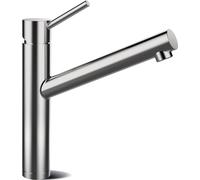 Schock Robinet Altos 529003EDM, acier inoxydable massif, basse pression, bec fixe