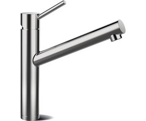 Schock Robinet Altos 529003EDM, acier inoxydable massif, basse pression, bec fixe
