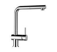 SCHOCK Robinet de cuisine Epos Chrome - Mitigeur haute pression avec douchette extractible