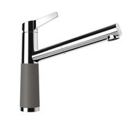 SCHOCK Robinet de cuisine SC-510 asphalte - Robinet basse pression avec douchette extensible et raccords standard