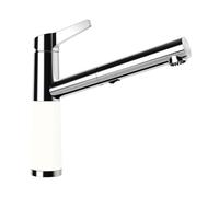 SCHOCK Robinet de cuisine SC-510 Day - Robinet haute pression CRISTADUR Green Line avec douchette extensible et raccords standard