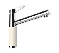 SCHOCK Robinet de cuisine SC-510 Magnolia - Robinet basse pression CRISTADUR avec bec fixe et raccords standard