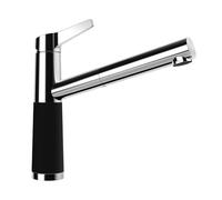 SCHOCK Robinet de cuisine SC-510 Night - Robinet basse pression CRISTADUR Green Line avec douchette extensible et raccords standard