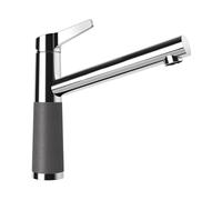 SCHOCK Robinet de cuisine SC-510 Stone - Robinet basse pression CRISTADUR avec bec fixe et raccords standard