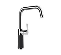 Schock Robinet de cuisine SC-530 Magma - Robinet haute pression CRISTADUR avec bec fixe et raccords standard