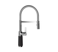 SCHOCK Robinet de cuisine SC-550 Nero - Robinet haute pression CRISTALITE avec bec fixe et raccords standard