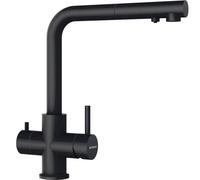 SCHOCK Robinet de cuisine Vitus Puro - Robinet d'eau filtrante haute pression avec douchette extensible - Noir