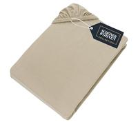 SCHÖNER WOHNEN Drap Housse 90x190 Enfant Coton Beige - Drap-Housse 90x200 Bonnet 30 - Housse de Couette pour Matelas jusqu'à 30cm - certifié Oeko-Tex - Linge de Lit pour Maison - Confortable
