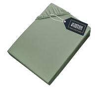 SCHÖNER WOHNEN Drap Housse 90x190 Enfant Coton Vert - Drap-Housse 90x200 Bonnet 30 - Housse de Couette pour Matelas jusqu'à 30cm - certifié Oeko-Tex - Linge de Lit pour Maison - Confortable