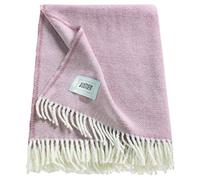 Schöner Wohnen Kollektion Couvre-lit 140 x 200 cm • Plaid rose • Plaid Relax • Couverture de canapé en coton