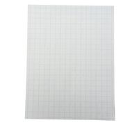 School Smart 085279 Lot de 500 feuilles de papier graphique double face Blanc