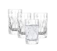 SCHOTT ZWIESEL Allround Gobelets Age (set de 4), verre à boire moderne avec relief, verres en cristal résistant au lave-vaisselle (art. n° 124300)