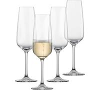 SCHOTT ZWIESEL Flûte à champagne Tulip (set de 4), flûtes à champagne intemporelles avec point de moussage, verres en cristal Tritan résistant au lave-vaisselle, fabriqué en Allemagne (art. n° 123610)