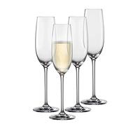 SCHOTT ZWIESEL Flûte à champagne Vinos (set de 4), gracieuses flûtes à champagne avec point de mousse, verres en cristal Tritan résistant au lave-vaisselle, fabriqué en Allemagne (art. n° 130010)