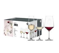 SCHOTT ZWIESEL Premium Box Tulip (lot de 18), set de verres à vin et à champagne intemporels, verres en cristal Tritan résistant au lave-vaisselle, fabriqués en Allemagne (art. n° 124136)