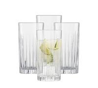 SCHOTT ZWIESEL Verres à long drink Stage (set de 4), Verres à long drink avec relief, verres en cristal lavables au lave-vaisselle (art. n° 121880)