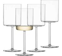 SCHOTT ZWIESEL Verres à vin blanc Modo (set de 4), verres à vin rectilignes pour vin blanc, verres en cristal Tritan résistant au lave-vaisselle, fabriqué en Allemagne (art. n° 119900)