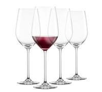 SCHOTT ZWIESEL Verres à vin rouge Fortissimo (lot de 4), verres à bordeaux raffinés pour le vin rouge, verres en cristal Tritan résistant au lave-vaisselle, fabriqués en Allemagne (art. n° 123682)